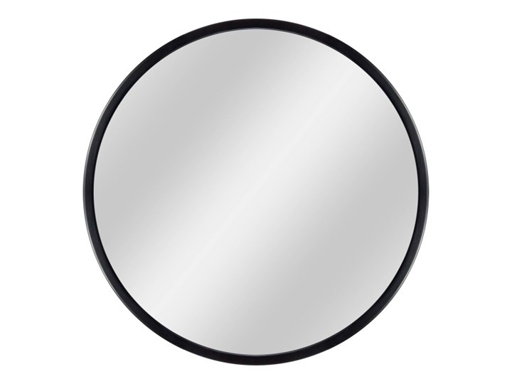 Lustro okrągłe Dubiel Vitrum Ring 2 70 cm w ramie czarne Ścienne Lustro z ramą Pomieszczenie Łazienka