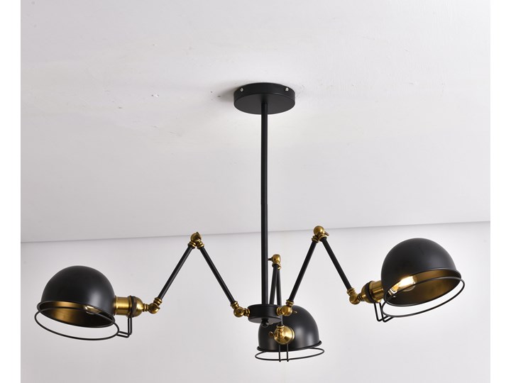 LAMPA WISZĄCA LOFT VALMONTI W3 LUMINA DECO Lampa z abażurem Metal Lampa z kloszem Żyrandol Kategoria Lampy wiszące