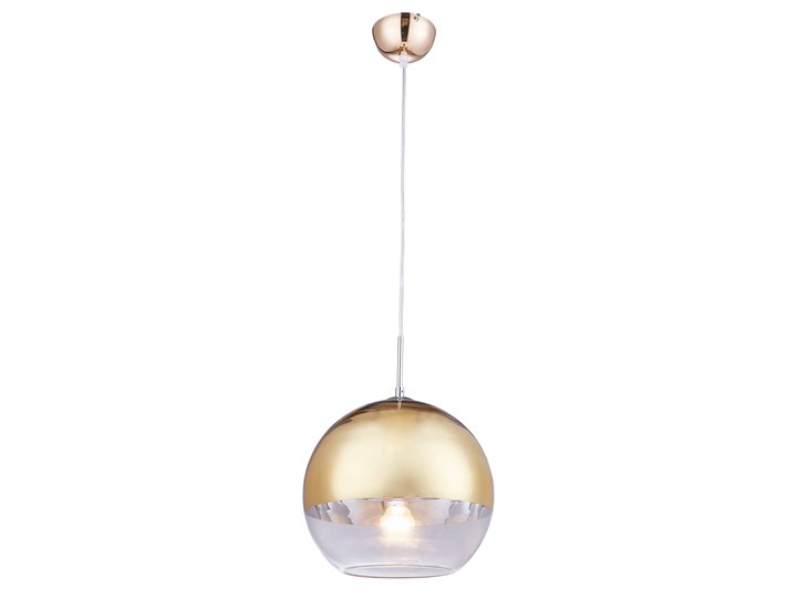 LAMPA WISZĄCA NOWOCZESNA ZŁOTA VERONI D30 LUMINA DECO Szkło Pomieszczenie Salon Metal Lampa z kloszem Lampa z abażurem Ilość źródeł światła 1 źródło