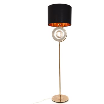 LAMPA STOJĄCA PODŁOGOWA CZARNA MONTERONI