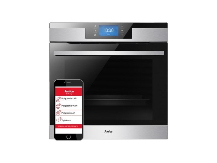 Piekarnik AMICA ED87669XA+ X-TYPE Wifi Elektryczny Inox A+ Kategoria Piekarniki Elektryczne Kolor Srebrny