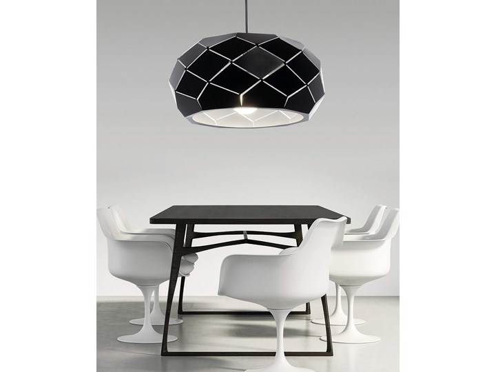 LAMPA WISZĄCA CZARNA ROKKA Lampa z kloszem Lampa z abażurem Styl Nowoczesny
