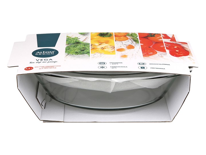 Naczynie do zapiekania żaroodporne z pokrywą Altom Design Vega owalne 2,5 l Kategoria Naczynia do zapiekania