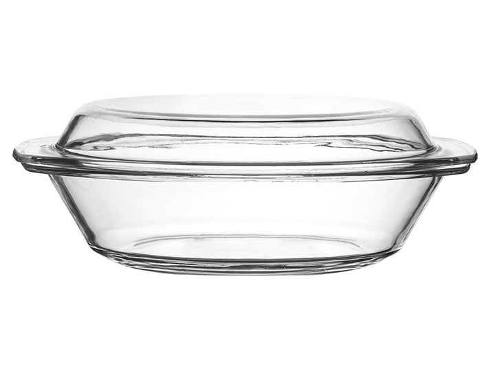 Naczynie do zapiekania żaroodporne z pokrywą Altom Design Vega owalne 2,5 l Kategoria Naczynia do zapiekania Kolor Przezroczysty