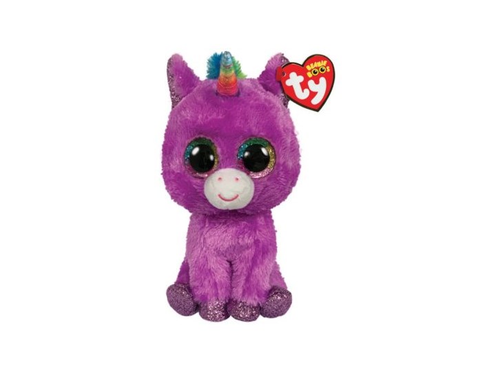 Maskotka TY INC Beanie Boos Rosette - Fioletowy jednorożec 15cm Koniki zebry i żyrafy Kategoria Maskotki i pluszaki