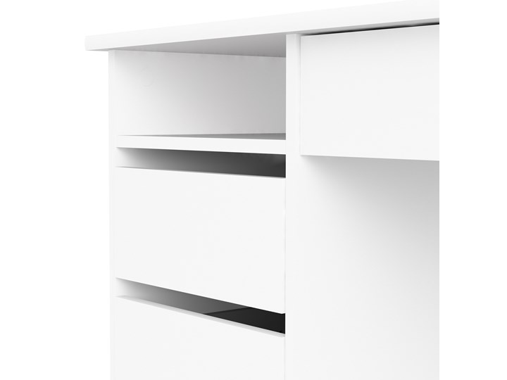 Biurko z szufladami Function 4S biały Biurko tradycyjne Biurko z nadstawką Szerokość 110 cm Głębokość 49 cm Styl Nowoczesny