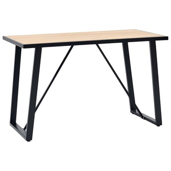 VidaXL Stół jadalniany, dębowy, 120x60x75 cm, MDF