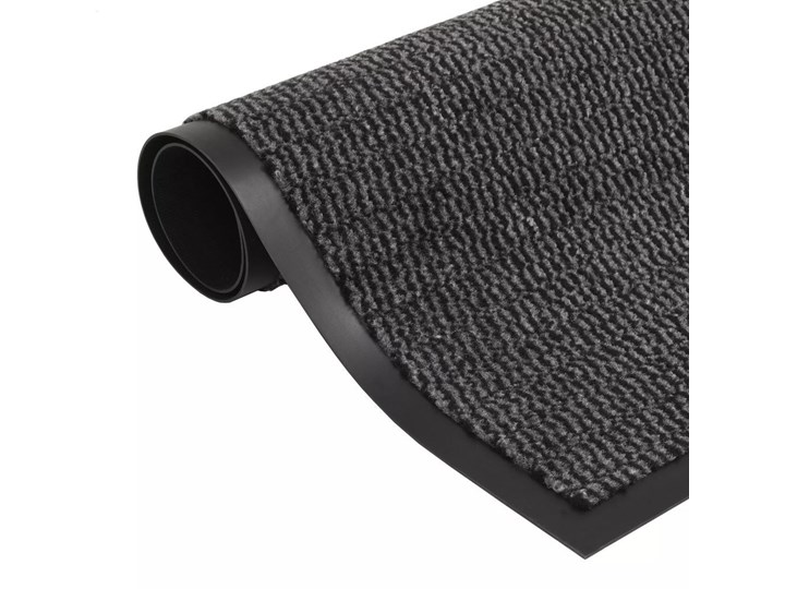 VidaXL Prostokątna wycieraczka przed drzwi 90 x 150 cm, antracytowa