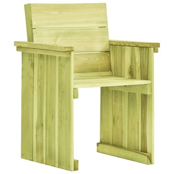 Emaga Krzesło ogrodowe z impregnowanego drewna sosnowego