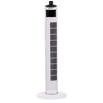Wentylator kolumnowy 55W wiatrak domowy biały z pilotem 92 cm