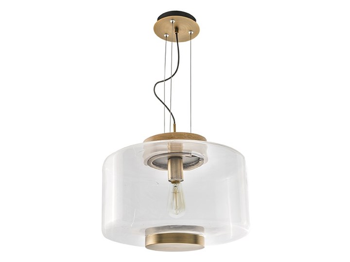 Sorel Szkło Kategoria Lampy wiszące Metal Lampa z kloszem Pomieszczenie Salon