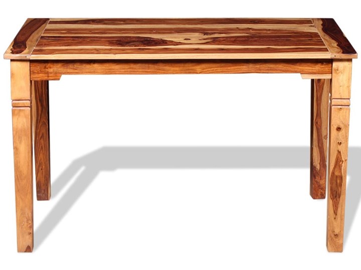 Stół klasyczny drewniany Etan 3X – brązowy Kształt blatu Prostokątny Drewno Długość 60 cm Wysokość 76 cm Długość 120 cm  Szerokość 60 cm Rozkładanie