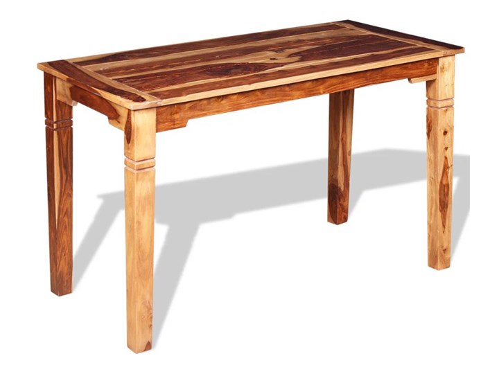 Stół klasyczny drewniany Etan 3X – brązowy Drewno Wysokość 76 cm Długość 120 cm  Szerokość 60 cm Długość 60 cm Kształt blatu Prostokątny
