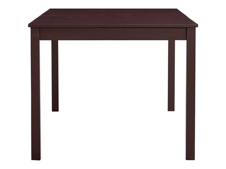 Stół z drewna sosnowego Elmor 3X – ciemnobrązowy Drewno Wysokość 73 cm Sosna Pomieszczenie Stoły konferencyjne