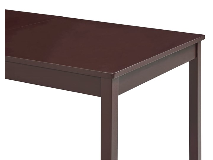 Stół z drewna sosnowego Elmor 3X – ciemnobrązowy Sosna Drewno Wysokość 73 cm Styl Minimalistyczny