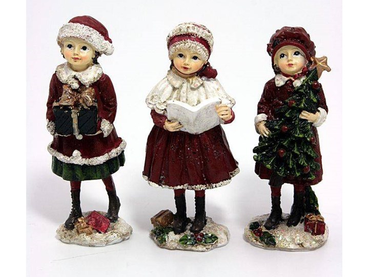 Kpl. 3 figurek Zimowe dziewczynki 12cm UPOMINKARNIA