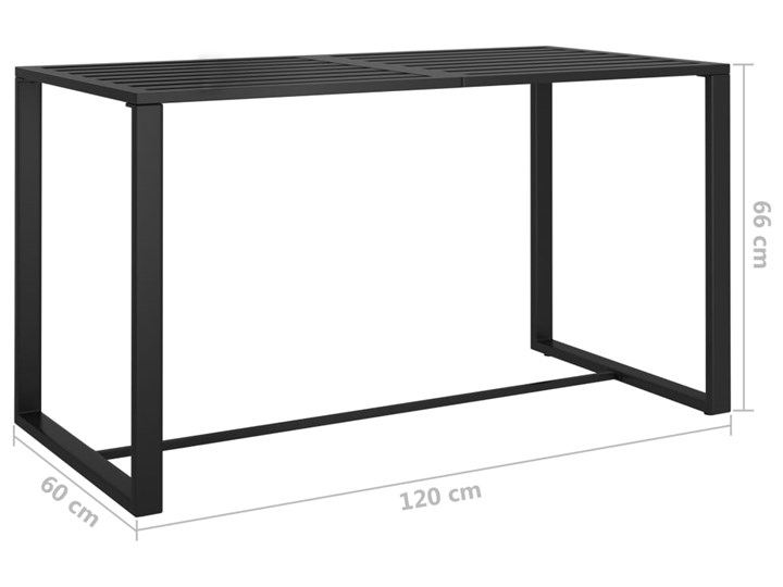 vidaXL 6-cz. zestaw wypoczynkowy z poduszkami, aluminium, antracyt Zestawy wypoczynkowe Kolor Szary