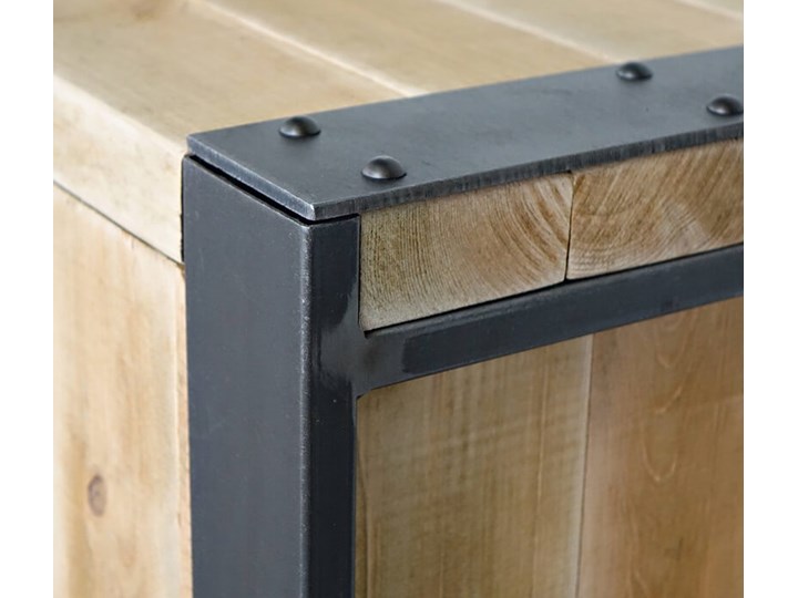 Komoda industrialna loft FACTORY SOSNA 2 Drewno Z szufladami Głębokość 50 cm Kategoria Komody