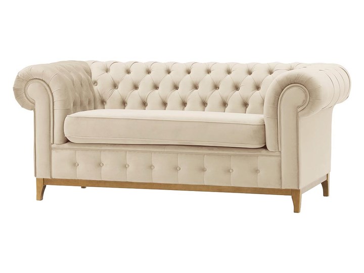 Sofa dwuosobowa Chesterfield Grand Szerokość 190 cm Głębokość 92 cm Typ Pikowane