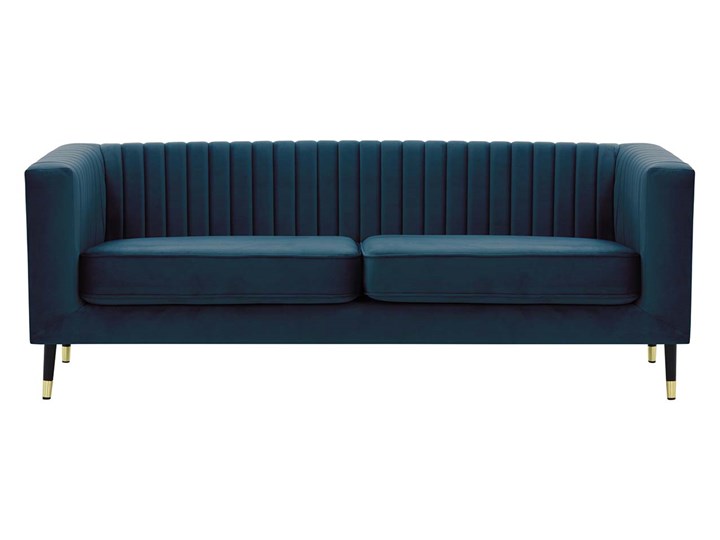 Sofa trzyosobowa Slender Nóżki Na nóżkach Stała konstrukcja Rozkładanie