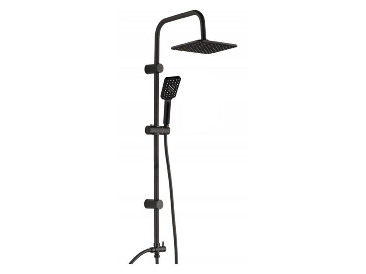 Kolumna prysznicowa Bodo śr. 21 cm czarna