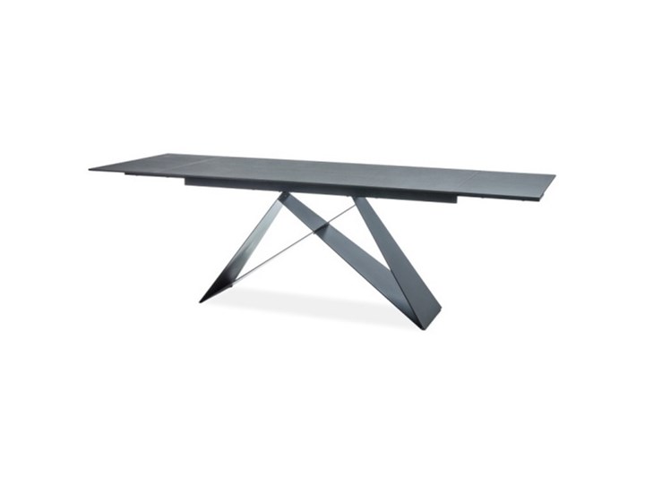 SELSEY Stół rozkładany Fell 160-240x90 cm Metal Szkło Długość(n) 160 cm Wysokość 76 cm Średnica