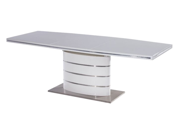 SELSEY Stół rozkładany Vaster 140-200x90 cm biały Stal Płyta MDF Długość 140 cm Wysokość 77 cm Długość 200 cm Pomieszczenie Stoły konferencyjne