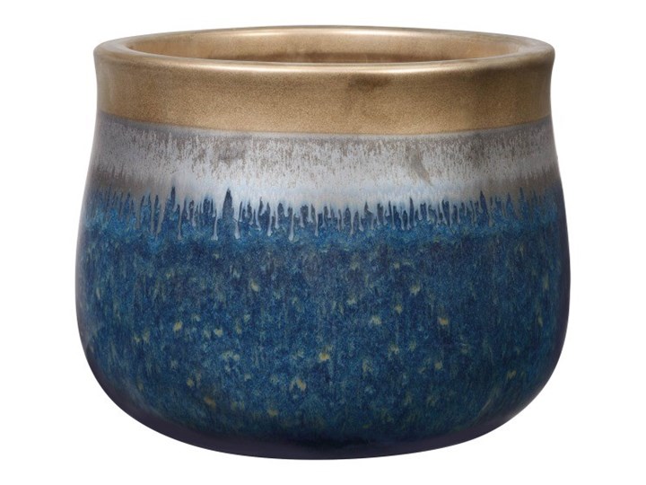 Doniczka Cosmos 23 cm rame/blue