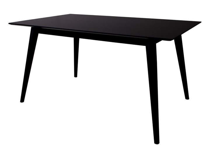 SELSEY Stół rozkładany Bimna czarny 150-230x95 cm Drewno Długość 230 cm Sosna Długość 150 cm Płyta MDF Wysokość 74 cm Styl Nowoczesny