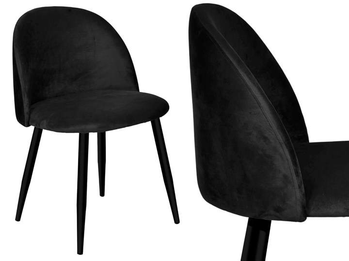 Krzesło tapicerowane Soul Velvet czarny Głębokość 42 cm Wysokość 47 cm Tkanina Krzesło inspirowane Wysokość 78 cm Wysokość 48 cm Wysokość 33 cm Wysokość 41 cm Wysokość 79 cm Metal Tworzywo sztuczne Szerokość 48 cm Kategoria Krzesła kuchenne Welur Głębokość 48 cm Szerokość 49 cm Styl Glamour