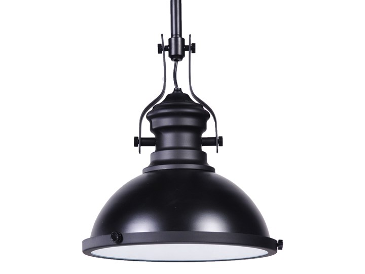 LAMPA WISZĄCA INDUSTRIALNA CZARNA ELIGIO W1 LUMINA DECO Pomieszczenie Kuchnia Lampa z kloszem Lampa przemysłowa Szkło Metal Kolor Czarny
