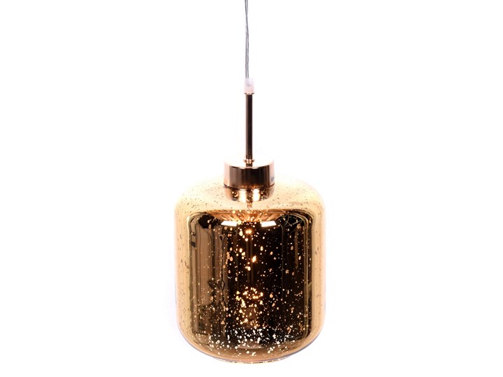 NOWOCZESNA LAMPA WISZĄCA ZWIS ZŁOTA ALACOSMO W1 Szkło Metal Lampa z abażurem Lampa z kloszem Pomieszczenie Salon