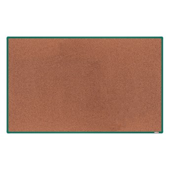 Tablica korkowa boardOK, 200x120 cm, zielona aluminiowa rama
