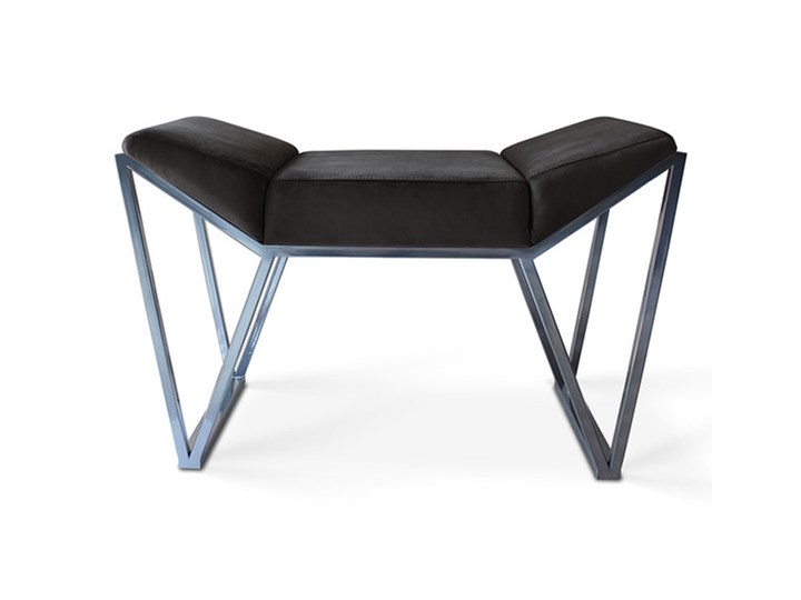 Taboret Senti gładka czarny mat Pomieszczenie Przedpokój Pomieszczenie Salon
