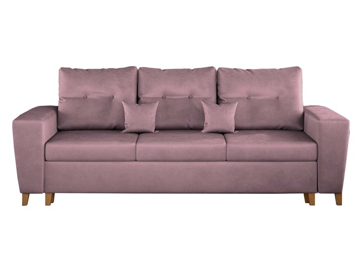 NOWOCZESNA SOFA DO SALONU Z POJEMNIKIEM - ELIO - TKANINA VELUTTO Materiał nóżek Tworzywo sztuczne Szerokość 239 cm Stała konstrukcja Głębokość 90 cm Rozkładanie