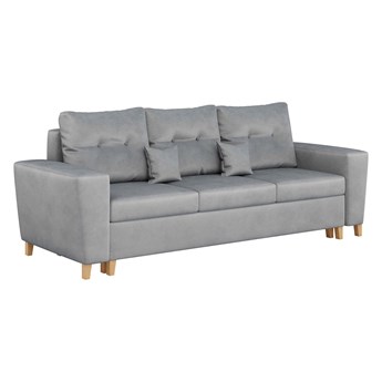 NOWOCZESNA SOFA DO SALONU Z POJEMNIKIEM - ELIO - TKANINA VELUTTO