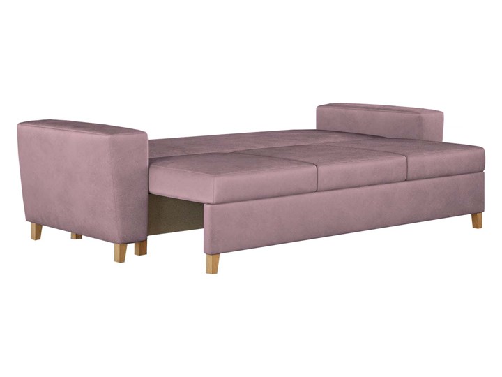 NOWOCZESNA SOFA DO SALONU Z POJEMNIKIEM - ELIO - TKANINA VELUTTO Stała konstrukcja Szerokość 239 cm Materiał nóżek Tworzywo sztuczne Głębokość 90 cm Rozkładanie