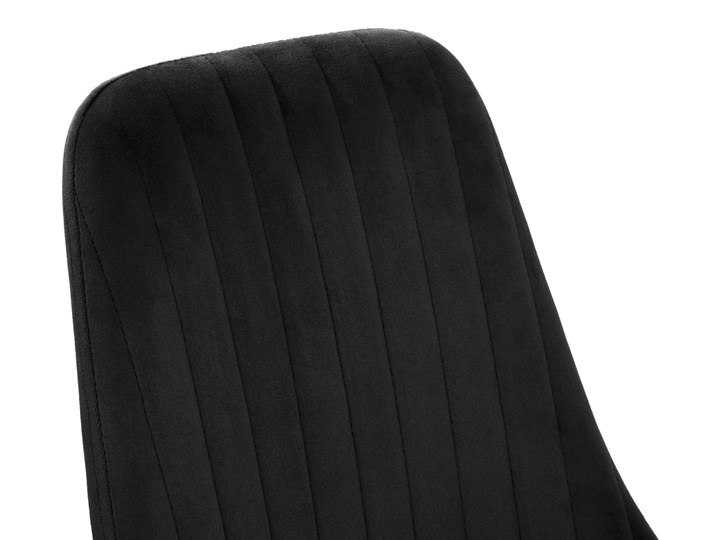 Krzesło welurowe LORIENT VELVET Czarne Krzesło inspirowane Tworzywo sztuczne Głębokość 45 cm Wysokość 41 cm Tapicerowane Metal Tkanina Skóra Wysokość 46 cm Pomieszczenie Salon Szerokość 32 cm Wysokość 89 cm Kolor Czarny