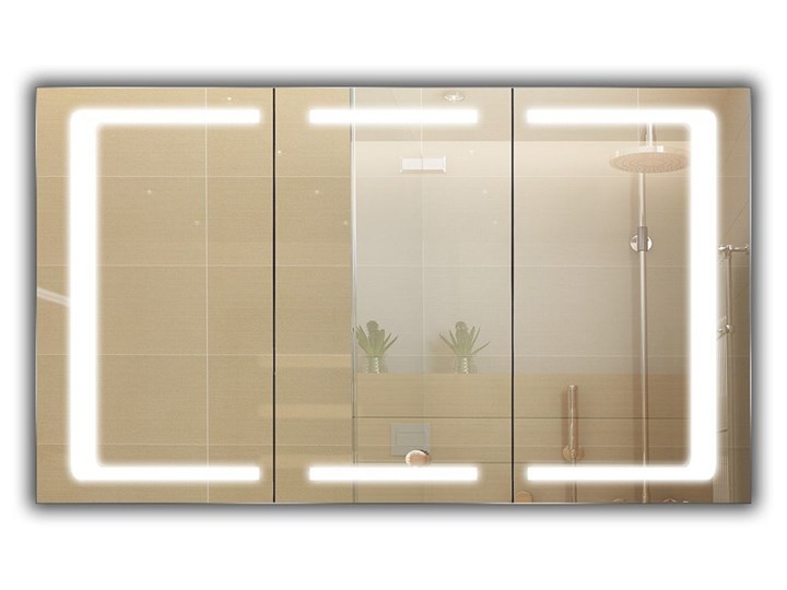 Lustrzana Szafka Davide Aluminium Kategoria Szafki stojące Wysokość 70 cm Z lustrem Szerokość 60 cm Szerokość 90 cm Wysokość 60 cm Szerokość 70 cm Metal Wiszące Kolor Srebrny
