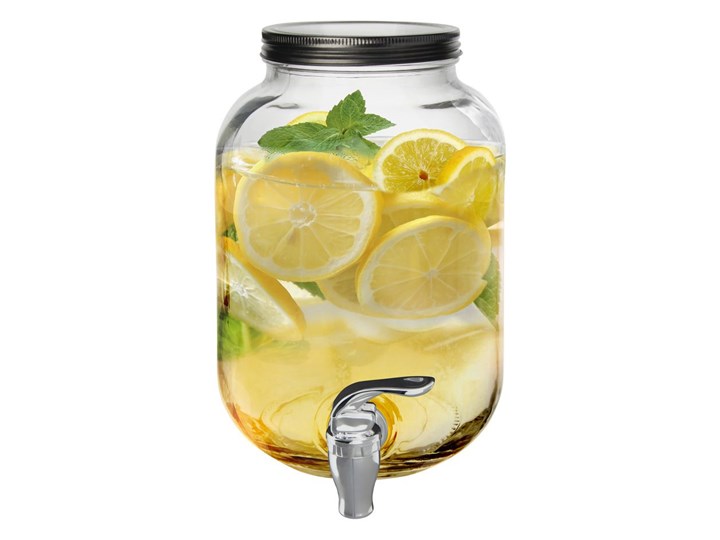 Słoik / Słój z kranikiem do lemoniady / soku / wody Altom Design 4 l Typ Słoiki Kategoria Pojemniki i puszki