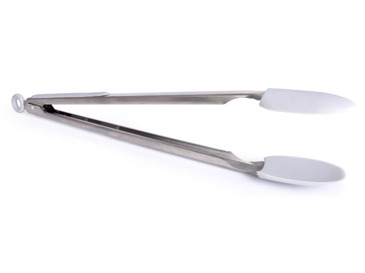 38 cm długie nierdzewne szczypce z silikonem