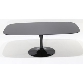 Prostokątny stół Tulia w czarnym kolorze