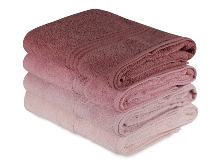 WEBHIDDENBRAND zestaw ręczników Hobby Bath 4 szt., różowe