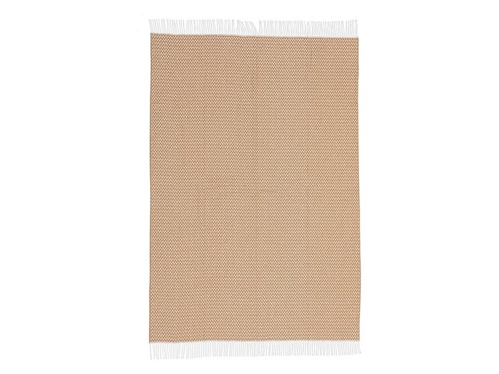 Pled Ibiza 140x200cm mustard chevron, 140 x 200 cm 140x200 cm Akryl Bawełna 130x180 cm Poliester Pomieszczenie Salon