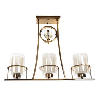 LAMPA SUFITOWA ART DECO MOSIĘŻNA BRONX W3