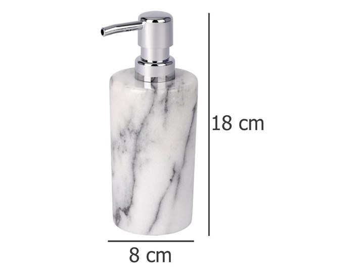 Dozownik do mydła ONYX, marmurowy podajnik na mydło w płynie, 230 ml, WENKO Dozowniki Kategoria Mydelniczki i dozowniki Kolor Beżowy