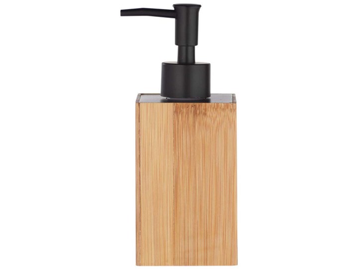 Dozownik do mydła w płynie Padua Bamboo, bambusowy, 210 ml, WENKO Dozowniki Plastik Kategoria Mydelniczki i dozowniki Kolor Brązowy
