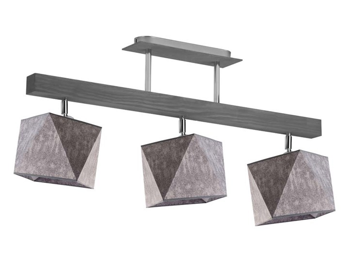 Nowoczesny żyrandol MIRAMAR WYSYŁKA 24H Ilość źródeł światła 3 źródła Beton Tkanina Metal Stal Lampa z abażurem Styl Skandynawski