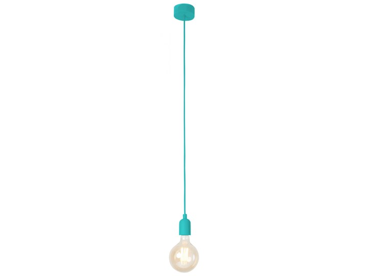 Dziecięca lampa wisząca E445-Silikar - turkusowy Tworzywo sztuczne Żarówka na kablu Kategoria Lampy wiszące