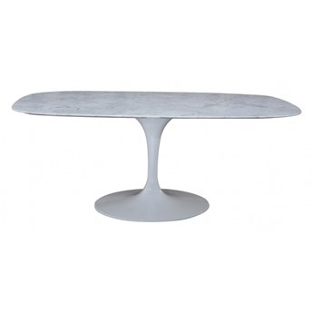 Marmurowy stół  tulia Saarinen do salonu i jadalni